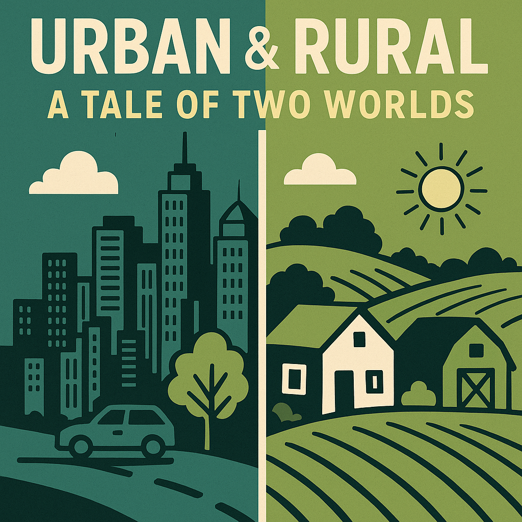 Urban & Rural: A Tale of Two Worlds