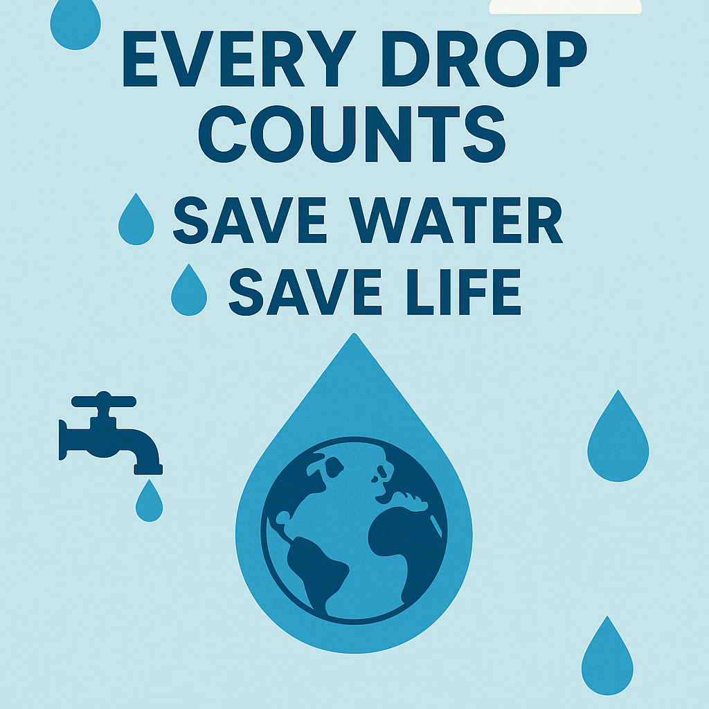 Every Drop Counts: Save Water, Save Life