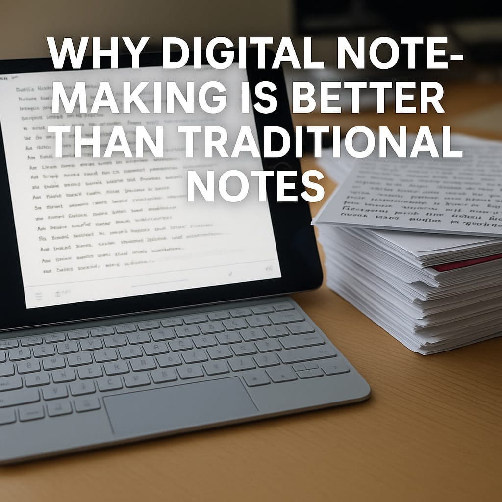 Why Digital Note-Making is Better Than Traditional Notes!